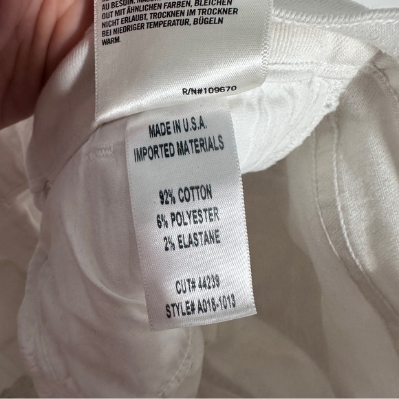 Agolde White Sophie Skinny Ankle Jeans size 27 - Picture 8 of 9